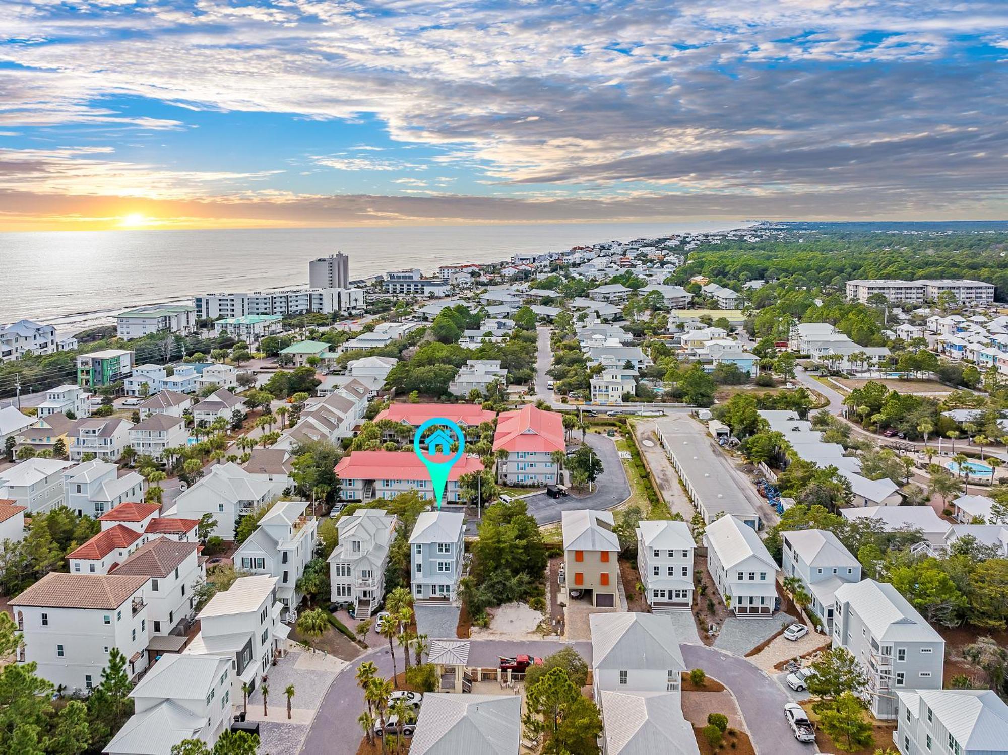 Shellabrate Good Times A Brand New Home For 2024 Only 3 Blocks To The Beach With Community Pool ซานตาโรซาบีช ภายนอก รูปภาพ